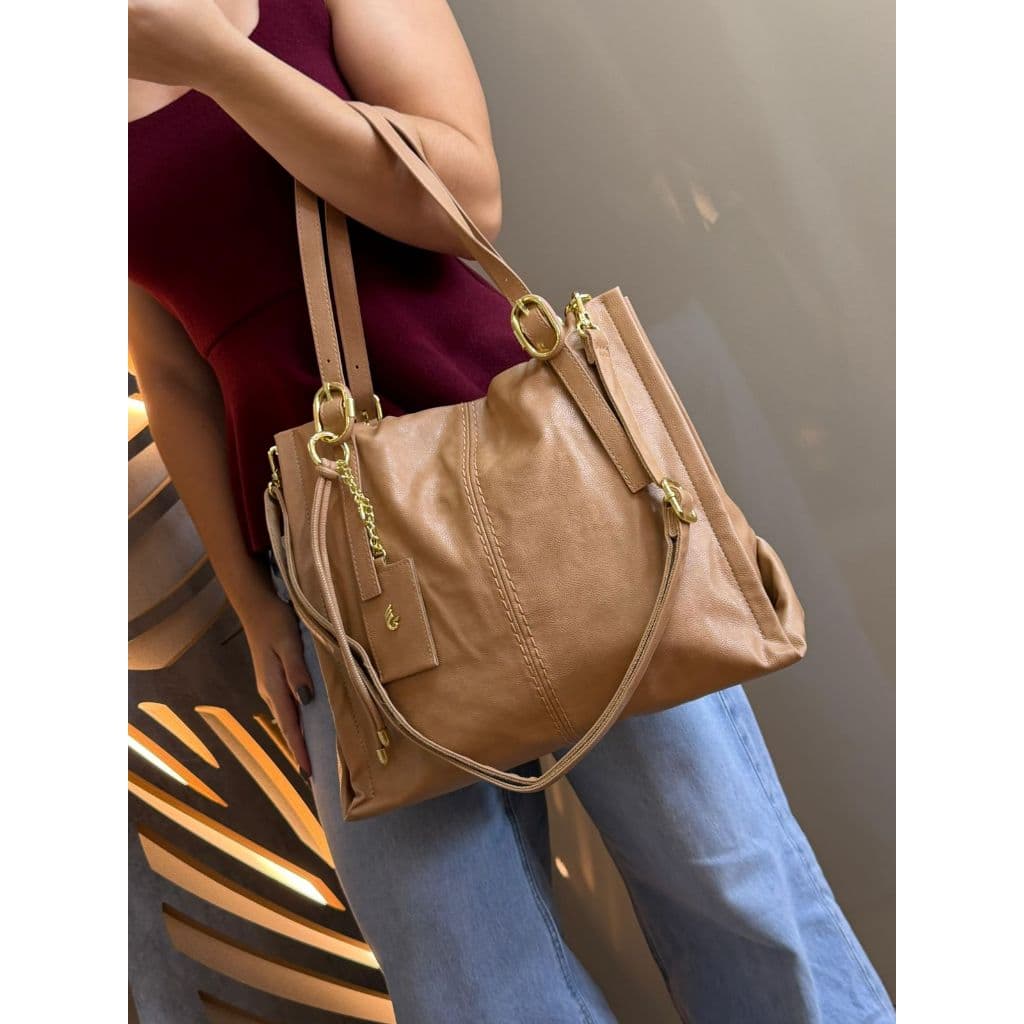 Bolsa Feminina Pavão de Ouro Resistente Alça Confortável Transversal Ideal Dia Dia Espaçosa Bolsos Ziper