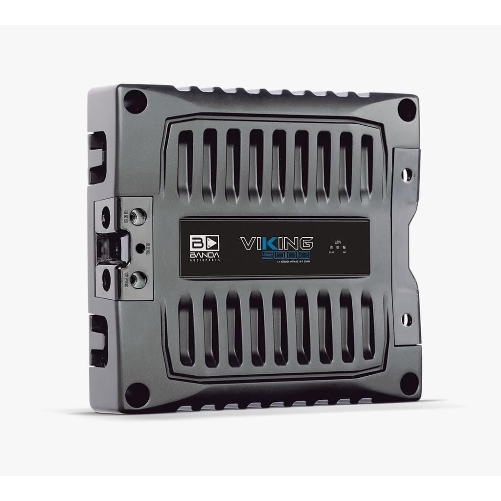 Modulo Amplificador Banda Viking 5001 5000rms 1 ohms Preto Som Automotivo