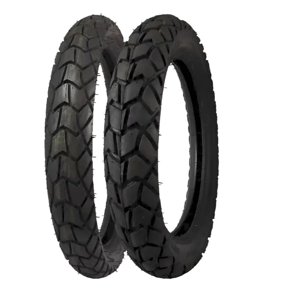 Par Pneu 120/90-17 + 90/90-19 Viper Maggion Crosser150 Xre190 Nxr150 160 Mais Largo Envio Emediato Novos