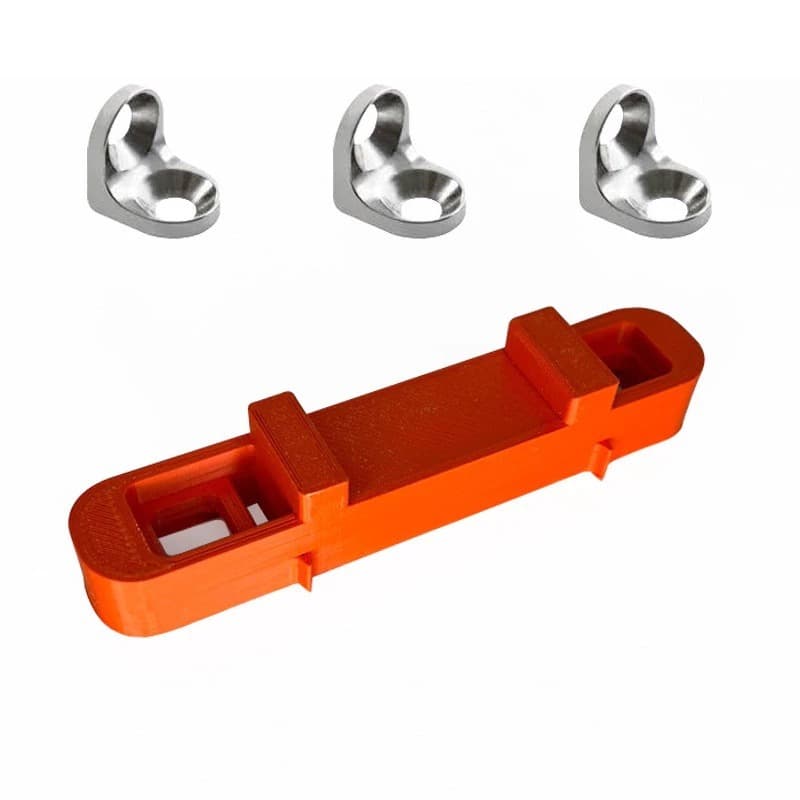 Gabarito Instalador Duplo para Suporte de Cadeirinha Instalação Rápida Precisa (13 e 17 mm)