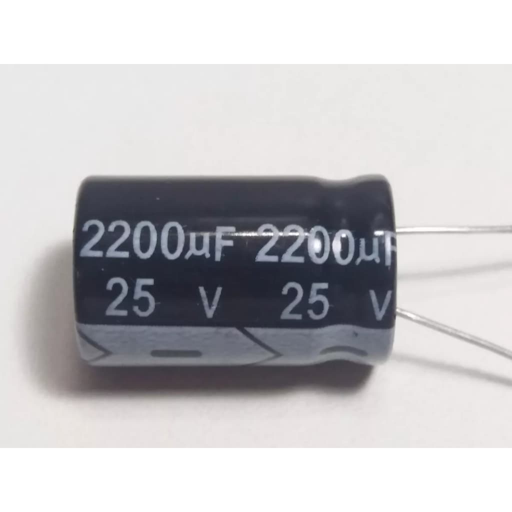 KIT 50 CAPACITORES ELETROLITICO 2200UF X 25V 105°