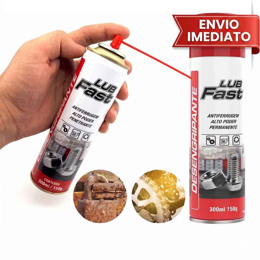 Desengripante LubFast 300ml - Penetrante Solta Tudo, Lubrifica e Protege Contra Ferrugem