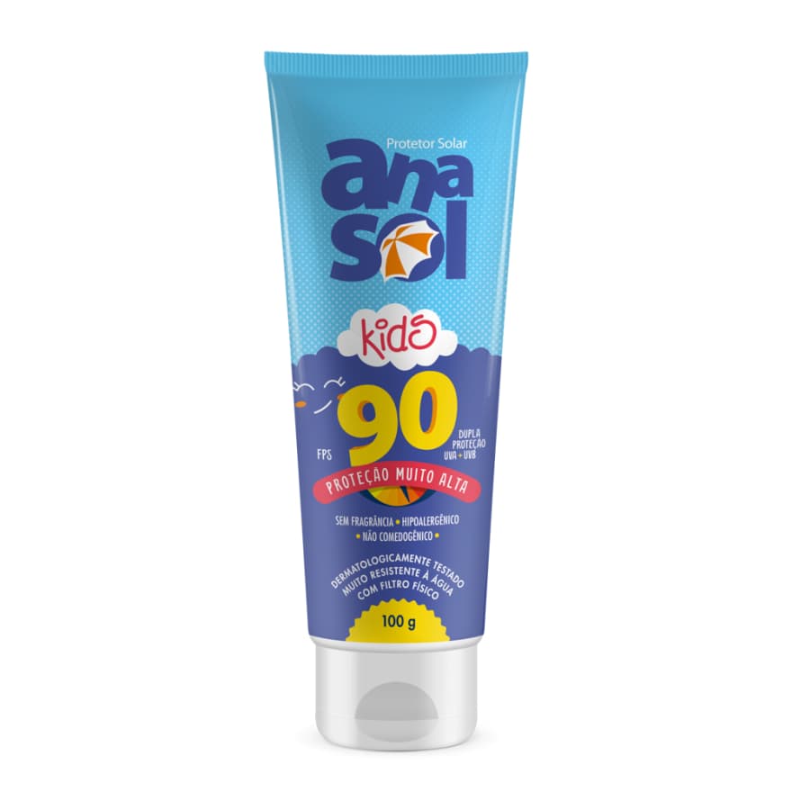 Anasol Protetor Solar Infantil Kids FPS 90 100G
