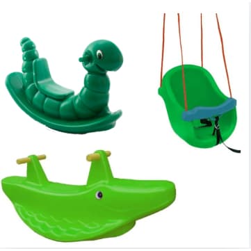 Kit Infantil Nhoca, Jacaré e Balanço BB – Diversão, Movimento e Desenvolvimento para Crianças
