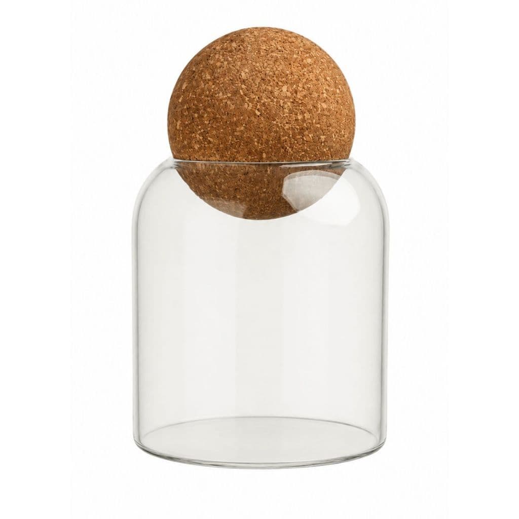 Pote Organizador Vidro Tampa de Cortiça Mantimentos Grãos Doces Cereais Armazenamento Alimentos Decorativo