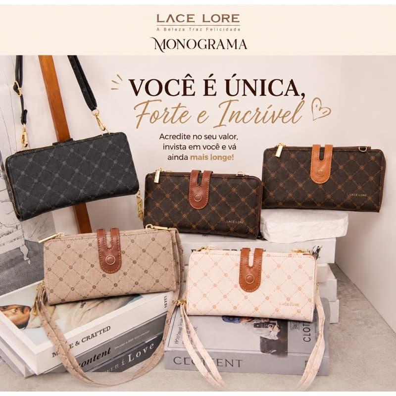 Carteira Bolsa LACE & LORE.
