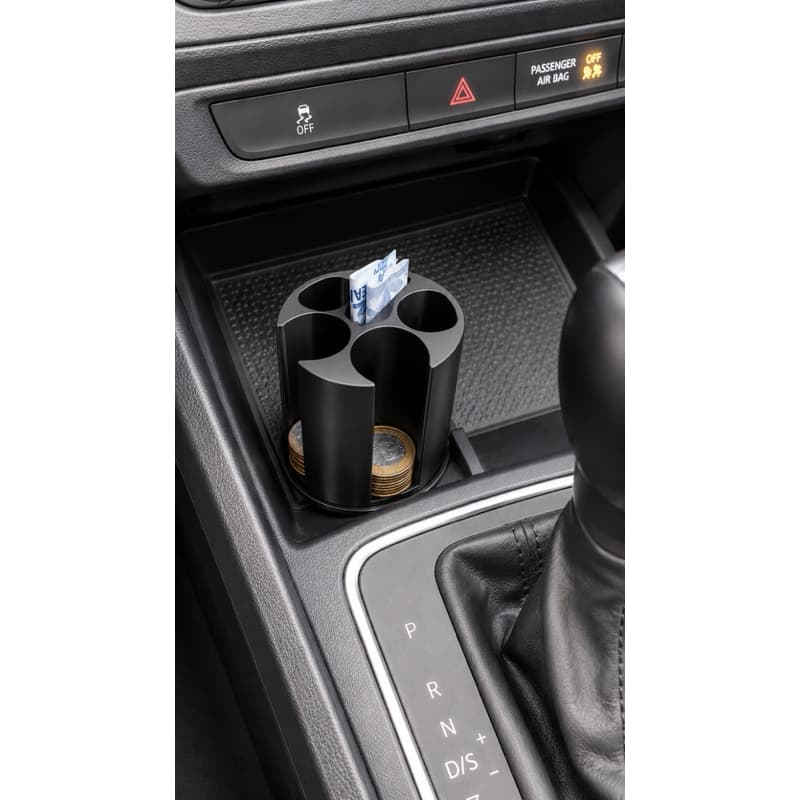 Porta Moedas Organizador Compacto com Divisórias – Suporte para Moedas Carro Casa Escritório COD-062