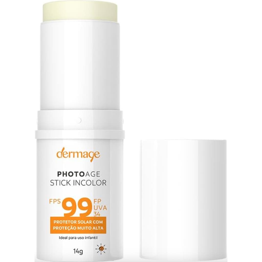 Protetor Solar Facial em Bastão Dermage Photoage Stick FPS 99