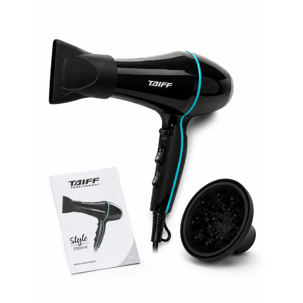 Secador Taiff Style 2000W Profissional Superleve Secagem Rápida Silencioso