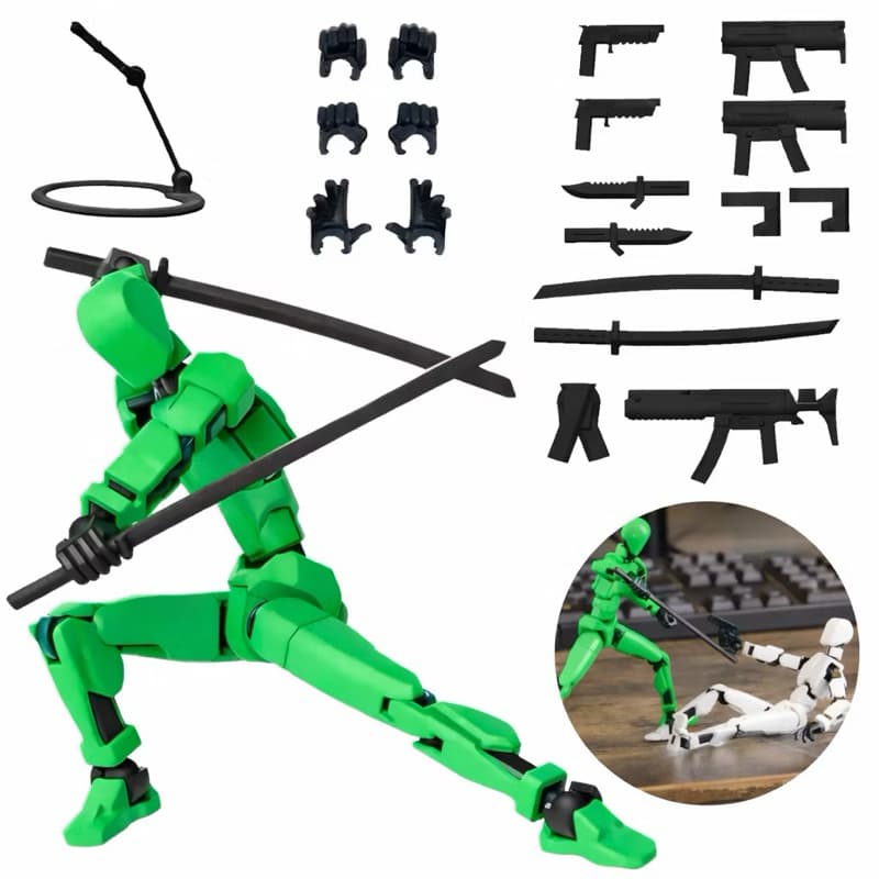 Boneco Dummy 13 Articulado Kit 3D Presente Criativo Crianças Artistas Anatomia Stop Brinquedo