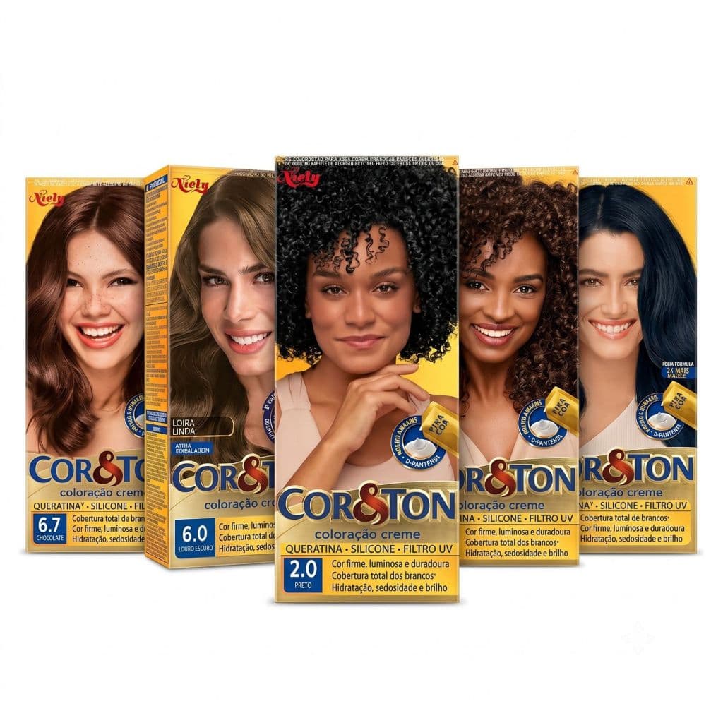 Tinturas Cor&Ton Cores Variadas -50g
