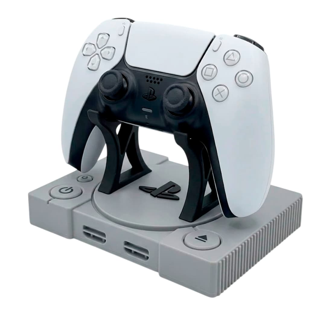 Suporte para Controle PS5 DualSense Console PS1 Retrô Decoração Gamer Setup PlayStation