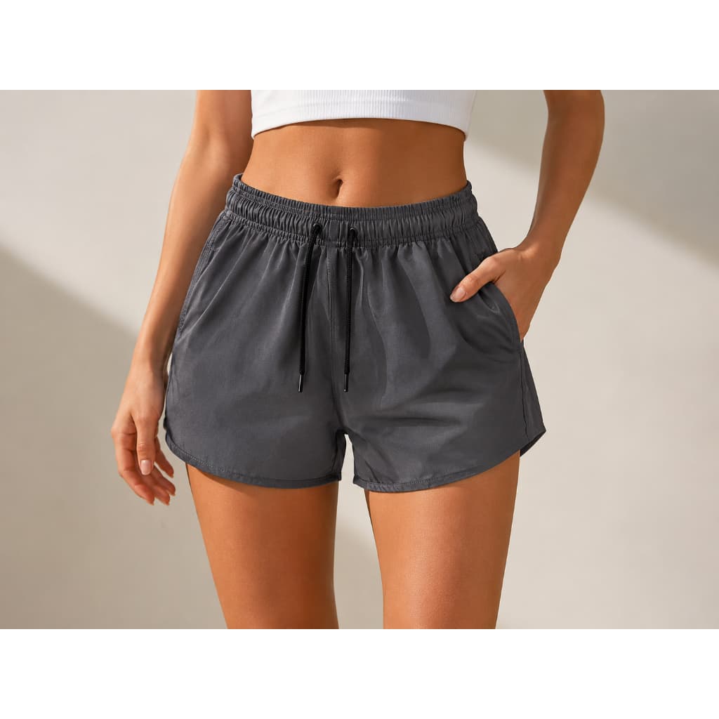 Kit Com 3 Shorts Elastano Feminino Praia Academia Com Bolsos Conforto Premium