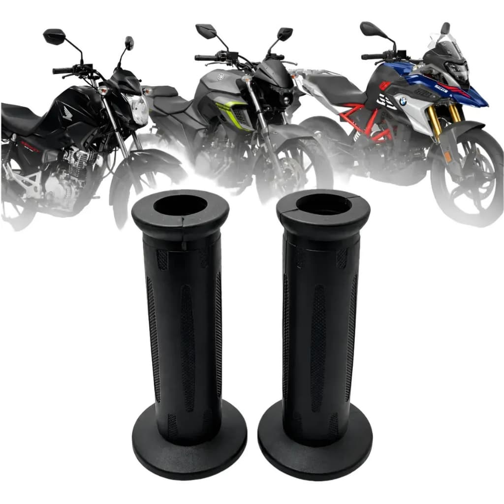 Manopla Vazada Modelo Bmw Gs Universal Motos - Preta