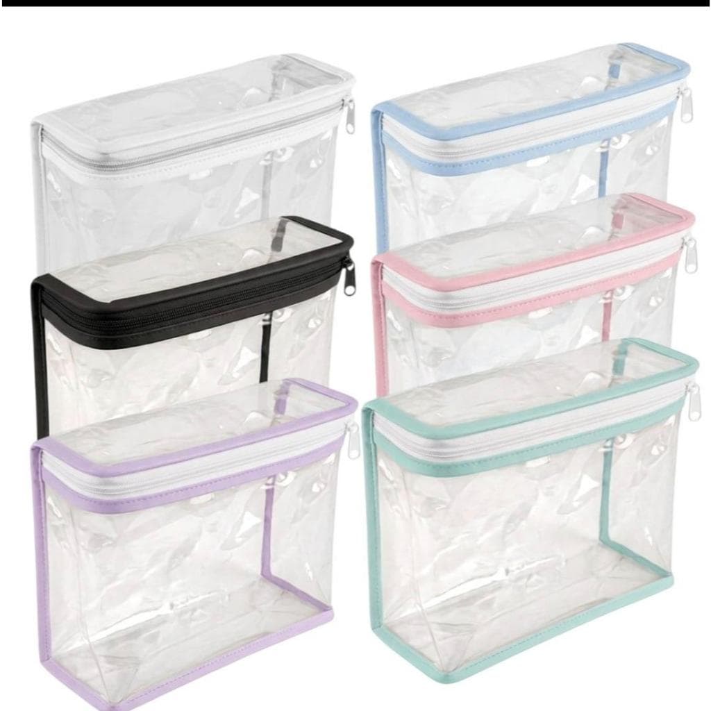 Necessaire Organizador Cosmético Maquiagem Feminino Para Viagem  Organizador De Sutiã Meias Calcinhas -Multiusotranspare