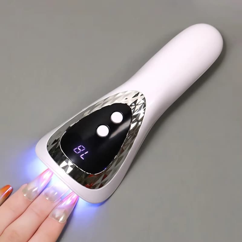 Mini Cabine Secagem Unha Gel LED unhas lâmpada de secagem recarregável manicure secador voltikk