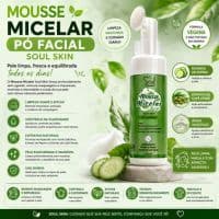 Mousse Mircelar Soul antioleosidade de pepino - limpeza de pele