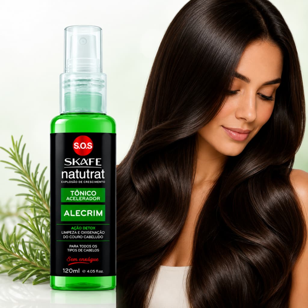 Tônico Capilar Alecrim Crescimento Intensivo Sem Enxágue 120ml
