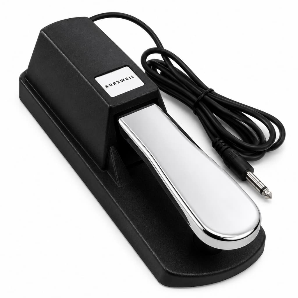 Pedal Sustain Kurzweil ORIGINAL para Teclado Piano Digital P10 Profissional