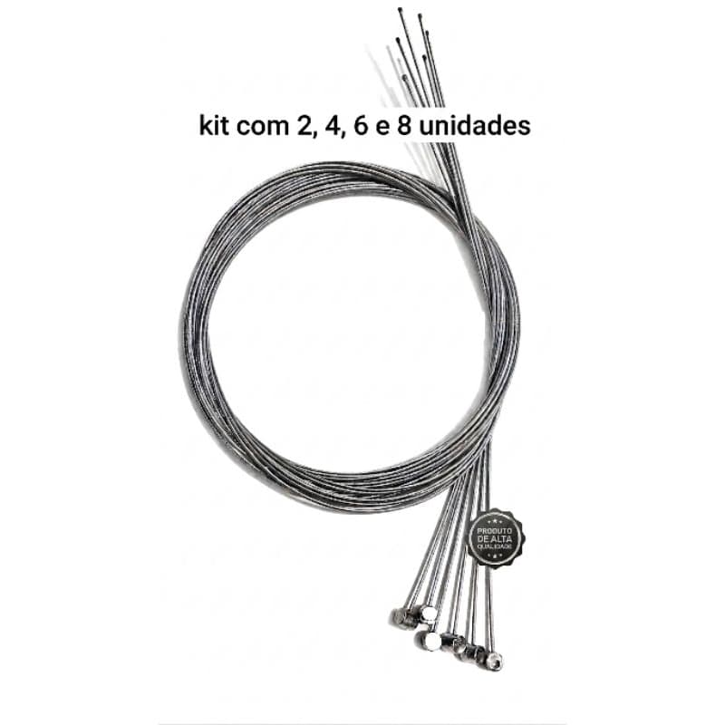 Cabo De Freio Bicicleta 1.80m aro 29 Traseiro Mtb V-Brake Disco 2 4 6 8 Unidades