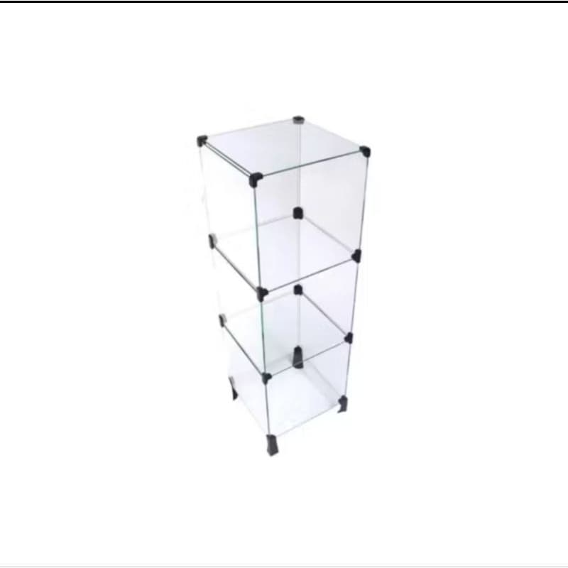 balcão modulado balcão de atendimento prateleira de vidro 30 40 50 60