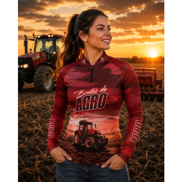 Camisa Camiseta De AGRO Prot Uv50+ Dry Fit SuperkingGLL-104
