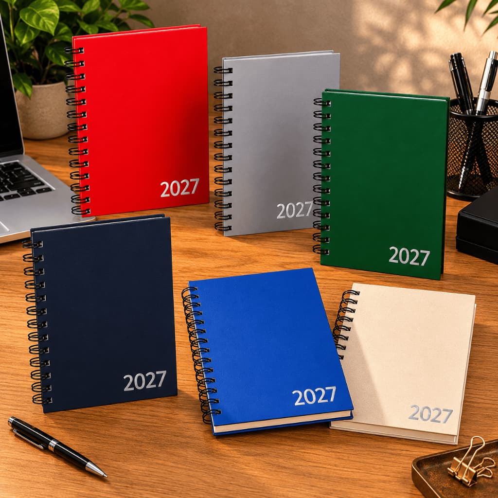 Agenda 2027 Diária Espiral Comercial Wire-o Escola Escritório Eventos
