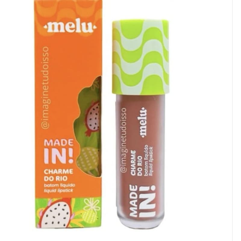 Gloss Labial MELU Ipanema 4ml - Brilho Intenso e Conforto