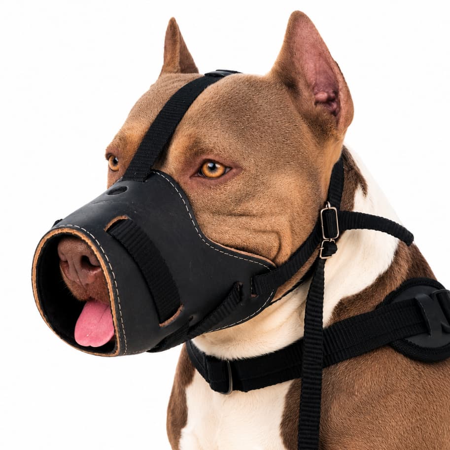 Focinheira para cachorros de Médio e Grande Porte Pitbull Rottweiler Pitbull Husky American