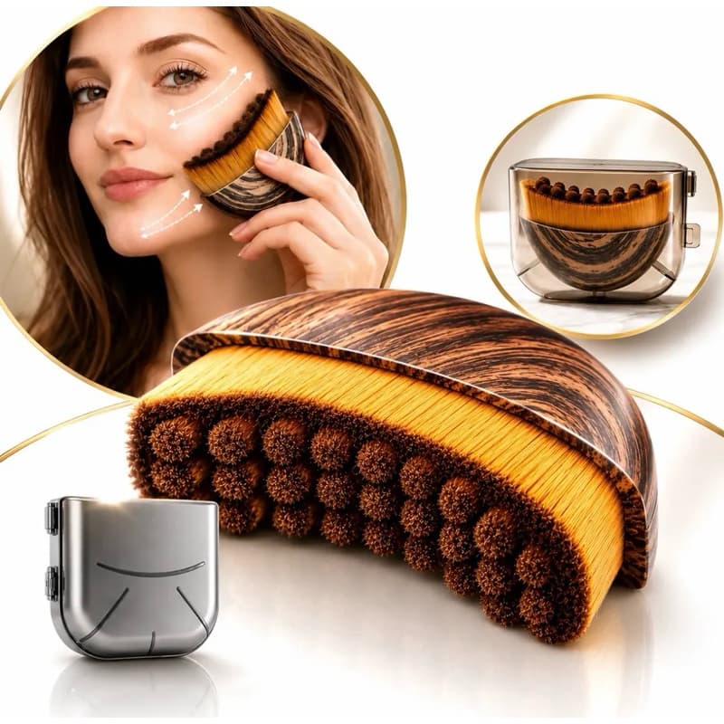 Escova Facial Para Drenagem Linfática Modeladora Reduz Inchaço Facial Gua Sha Kit 1 ou 2 Unidades