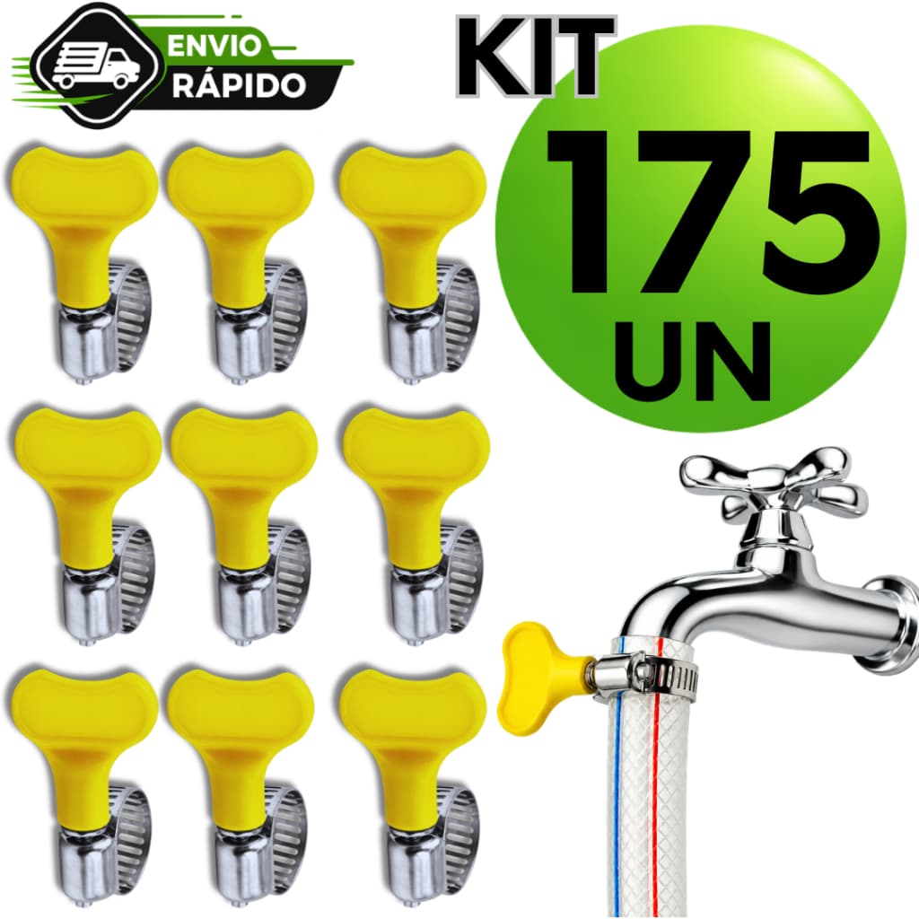 Kit Abraçadeiras Borboleta Inox Americana 13-19mm 3/4 com Parafuso Mangueira Gás Irrigação Atacado