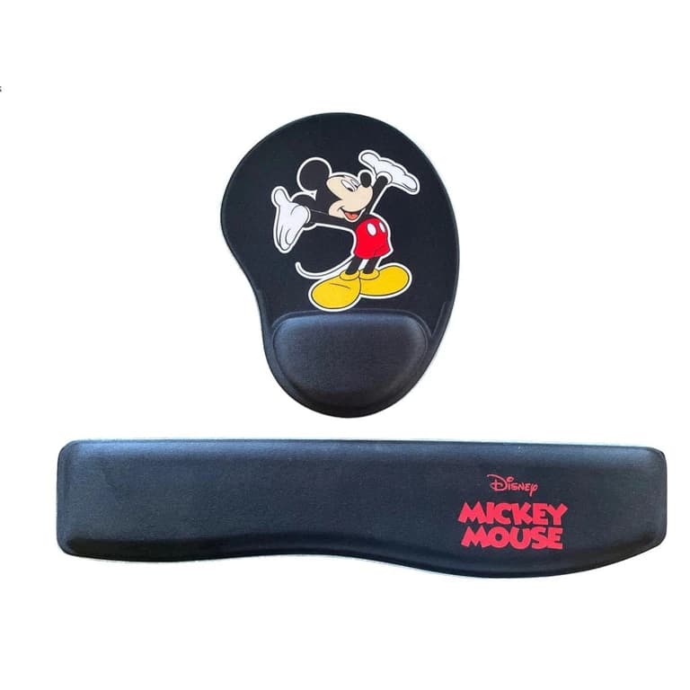 Mouse pad Ergonômico + Apoio de Punho para teclado Michey e Minnie