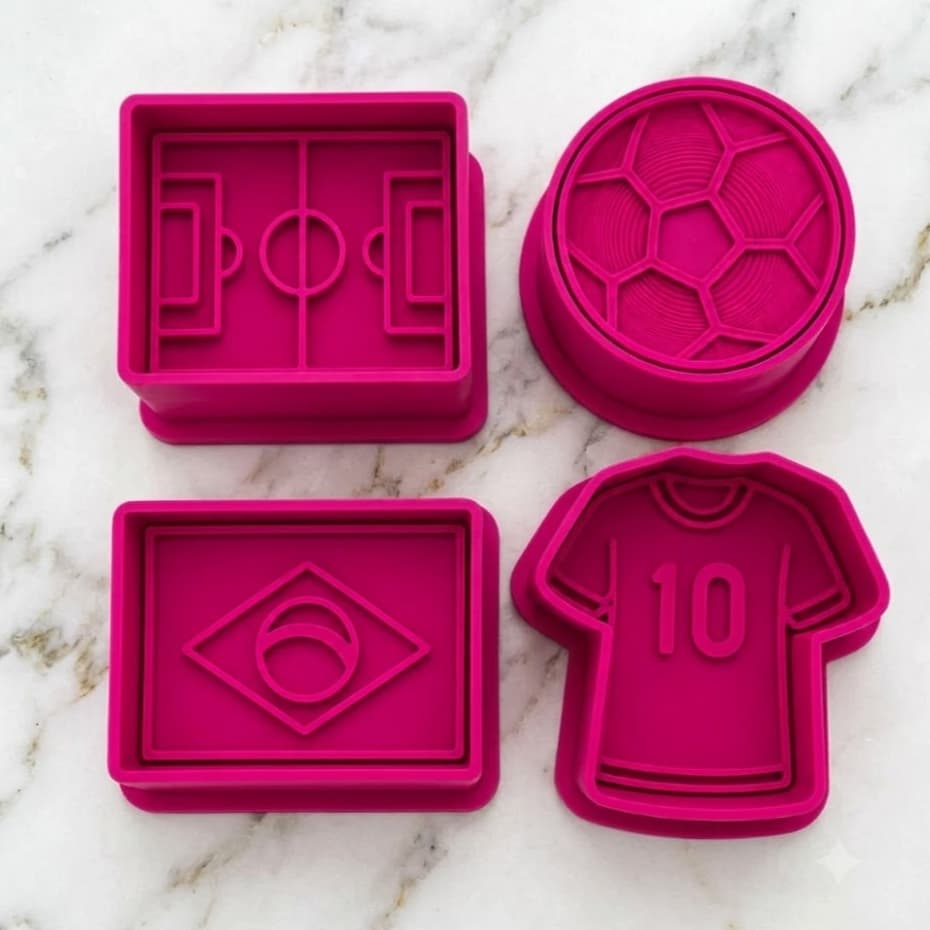 Ejetor e Modelador de Doces e Brigadeiros de Festa | Copa Mundial Brasil Futebol