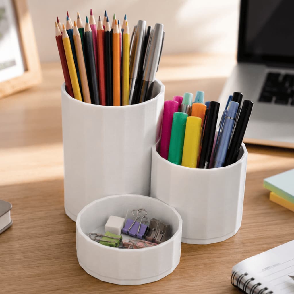 Porta Lápis Maquiagem Organizador Multifuncional Mesa Escritório