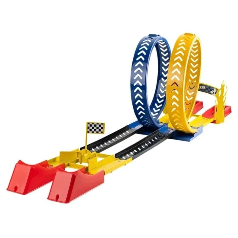 🏁 Pista de Corrida com Looping Duplo – Diversão e Velocidade para as Crianças! 🚗💨