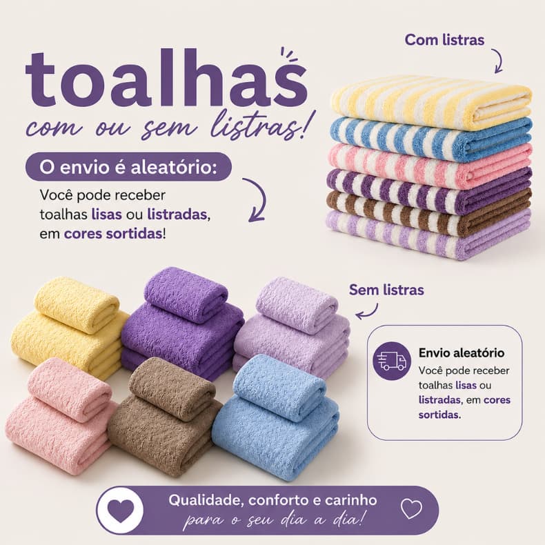 Kit 2 (Toalha De Banho) Conjunto De Toalha De Banho Grande Toalha De Secagem Rápida