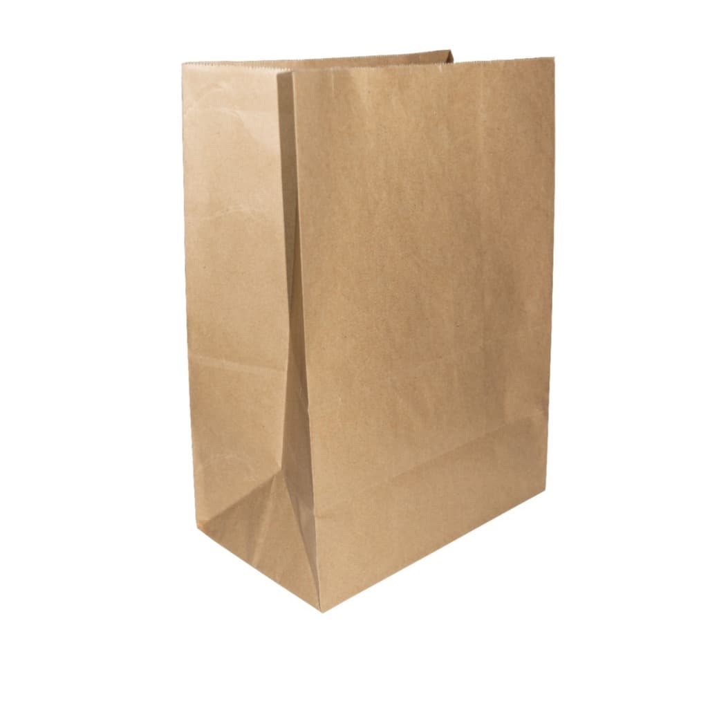 Saco de Papel Kraft Pequeno Lanche Delivery Hamburguer - c/100 - 17x10x24