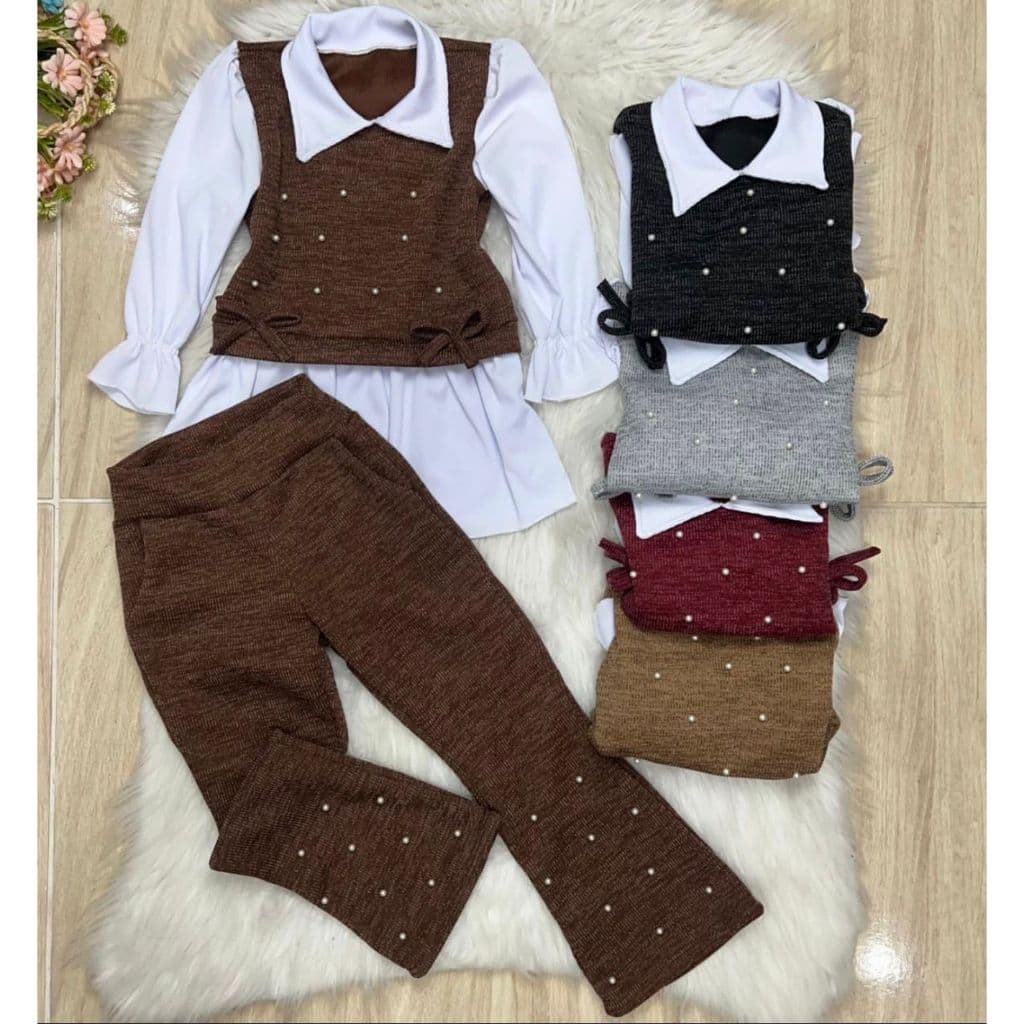 Conjunto infantil perfeito blusa com calça