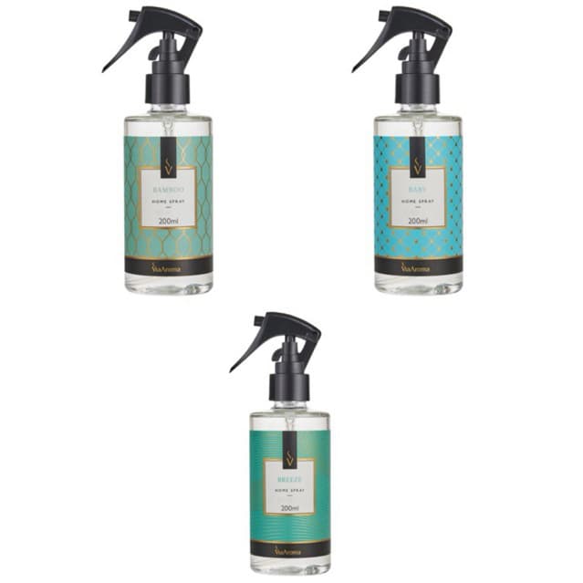 Home Spray Via Aroma 200ml - Aromatizador de Ambientes