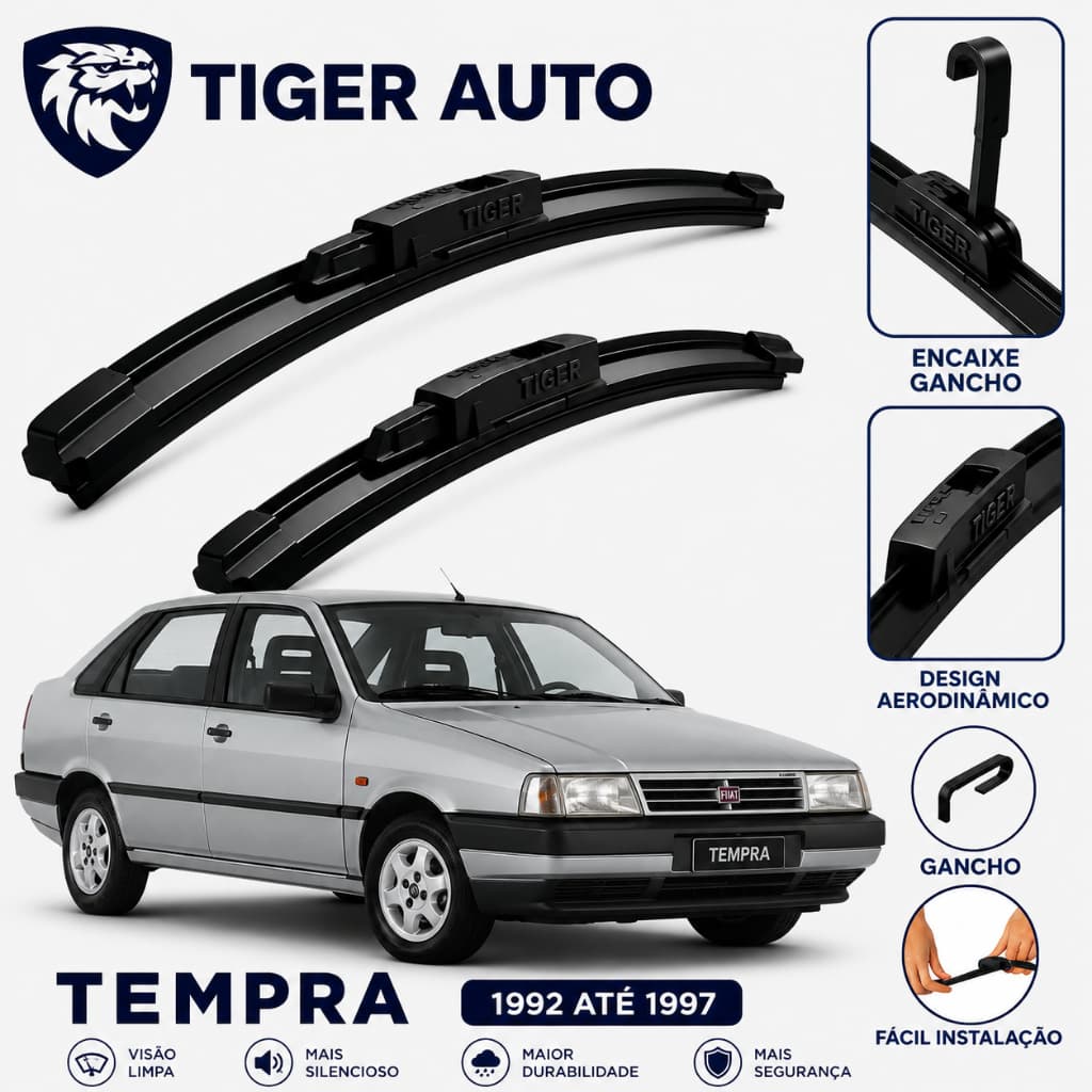 Par de palheta dianteira FIAT TEMPRA DE 1992 ATÉ 1997  TEMPRA SW  DE 1995 ATÉ 1997