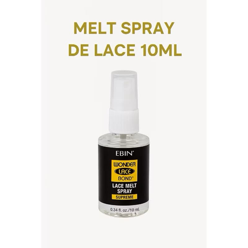Melt spray derrete tela de Lace Front Melting Ebin Supreme 100ml/10ml para Experimentar