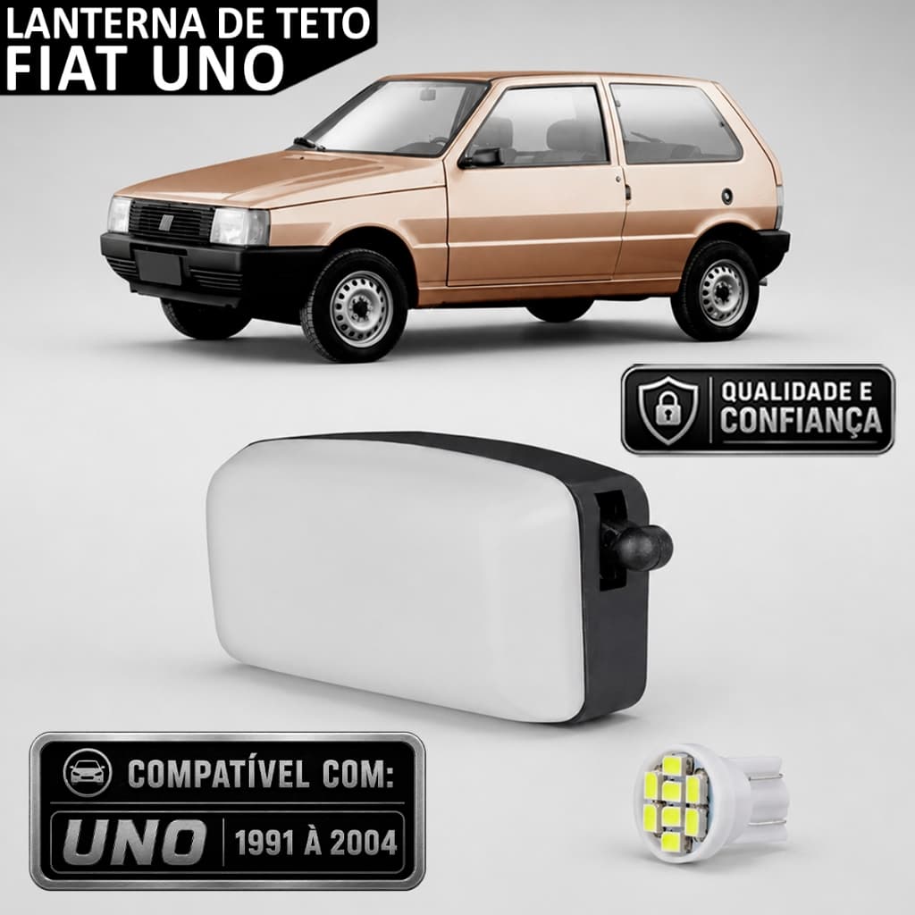 Lanterna Luz De Teto Uno 1991 a 2004