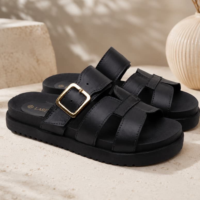 Papete Feminina Fivela Metal Conforto Verão Moda Blogueira Oferta Rasteirinha Feminina