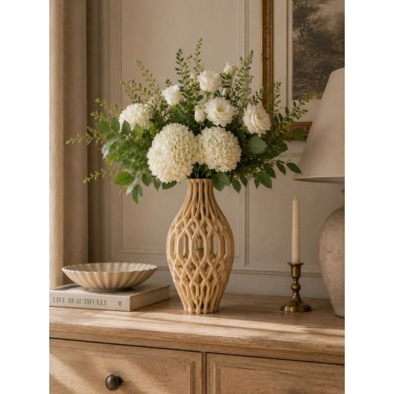 Vaso Decorativo Vista - Decoração para Casa Sala Quarto Banheiro Escritório