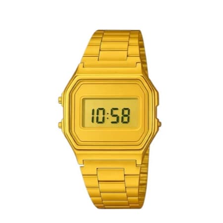 Relogio Feminino Masculino LED com pulseira de aço moda feminina 32432