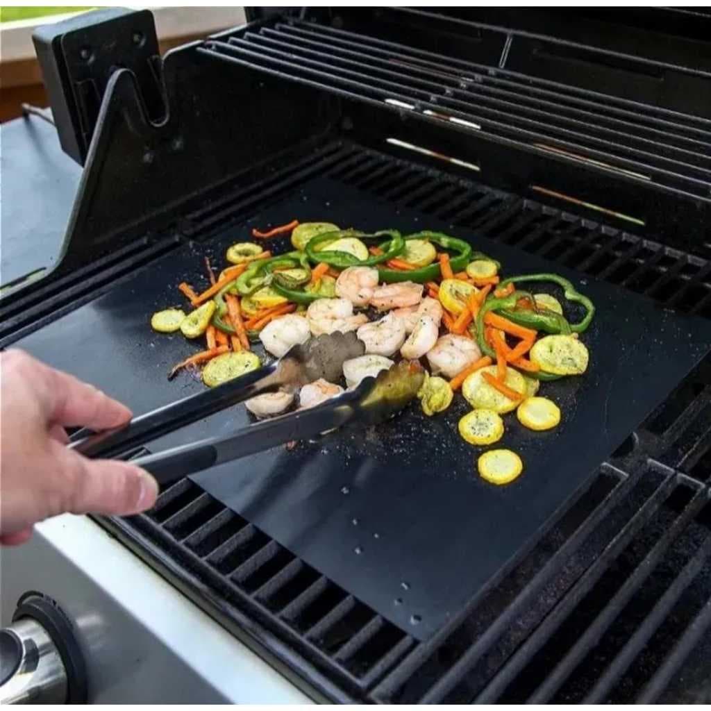 kit 2 Manta Antiaderente para Grill e Churrasqueira 40cm x 33cm - Lyor