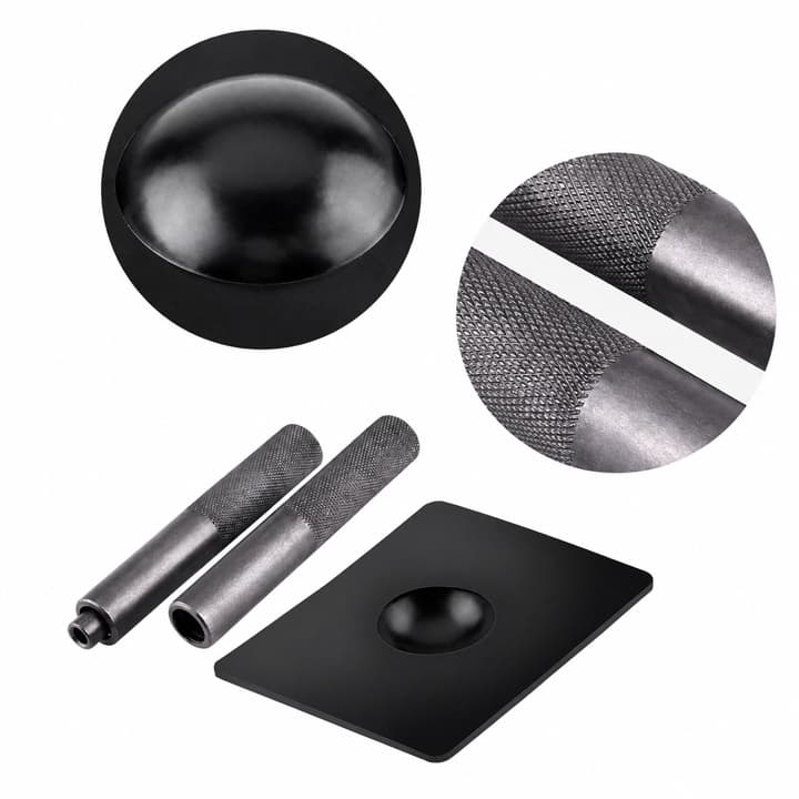 Chave Valvula Kit Aplicador De Ilhós Botão De Pressão Rebite Manual Com Matrizes E Base