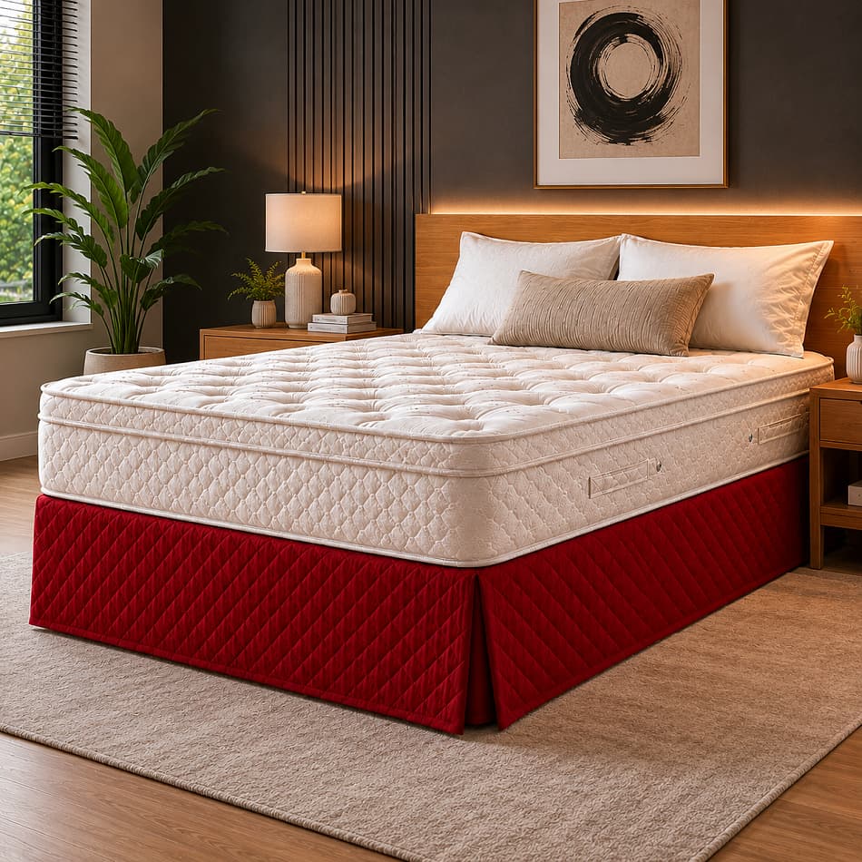 Saia Para Cama Box Queen Matelada (Ideal Para Cama Baú)
