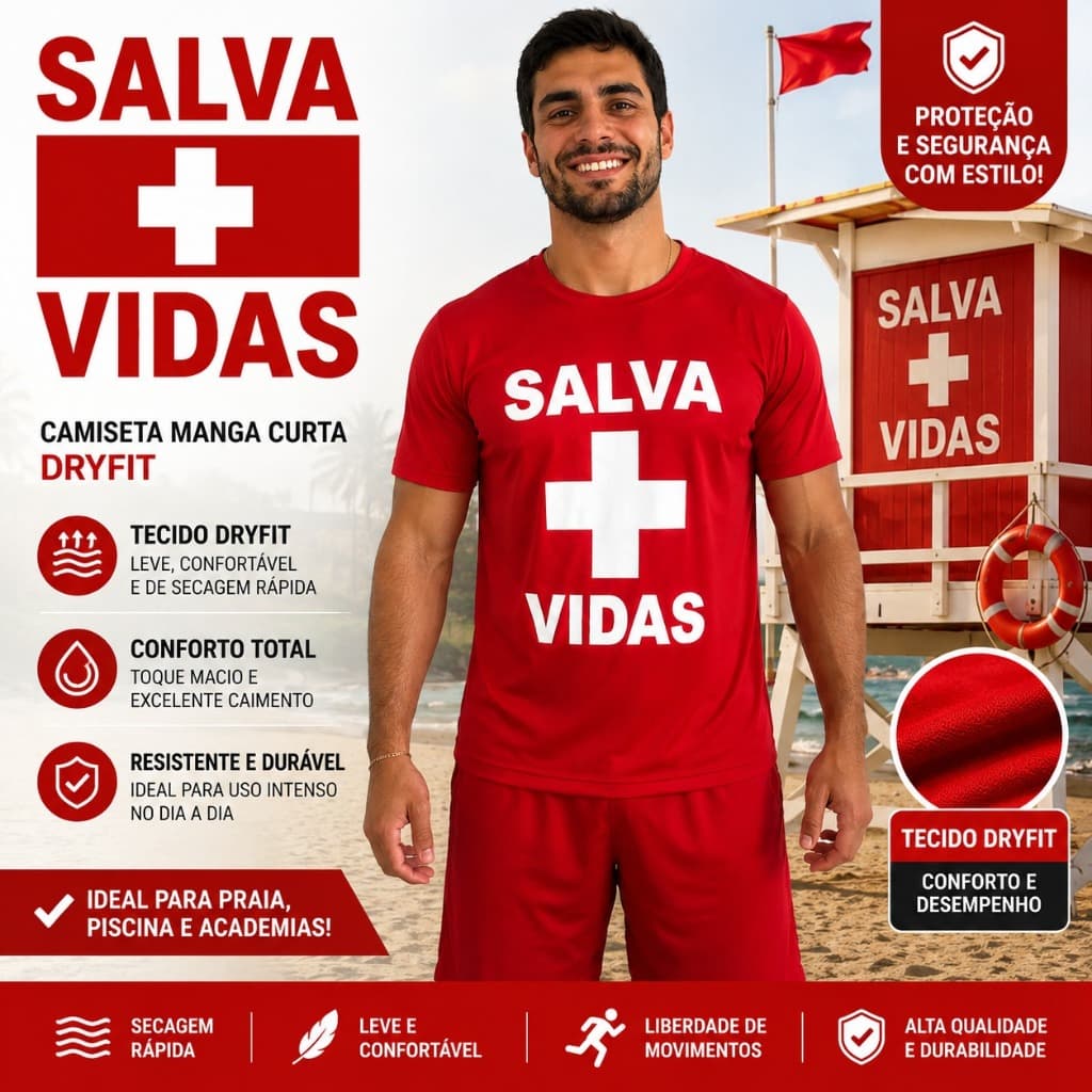 Fantasia Salva Vidas Adulto Roupa Guarda Vidas Masculino Carnaval Abadá