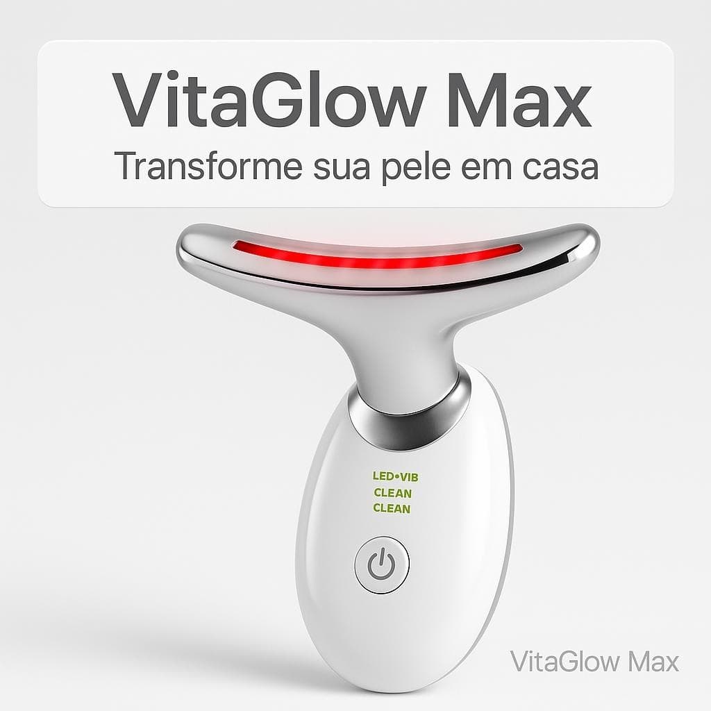VitaGlow Max — O tratamento facial revolucionário que transforma sua pele em minutos. (Cores Variadas)